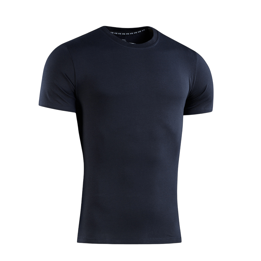 M-Tac T-shirt 93/7 Summer musta, 93% puuvillaa ja 7% elastaania, arkeen sopiva, hyvä hengittävyys ja mukavuus.