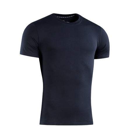 M-Tac T-shirt 93/7 Summer musta, 93% puuvillaa ja 7% elastaania, arkeen sopiva, hyvä hengittävyys ja mukavuus.