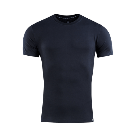 M-Tac T-shirt 93/7 Summer musta miesten malli, kevyt ja hengittävä puuvilla-elastaanikangas, täydellinen lämpimiin kesäpäiviin.