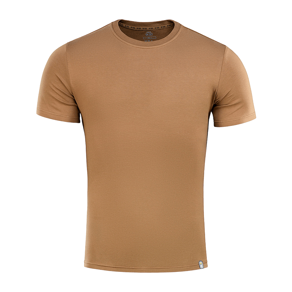M-Tac T-shirt 93/7 Summer beige, kevyt ja hengittävä kesäkäyttöön, 93% puuvillaa ja 7% elastaania, sopii arkeen.