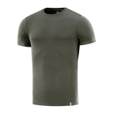 M-Tac T-shirt 93/7 Summer vihreä, kevyt ja hengittävä, korostaa siluettia.