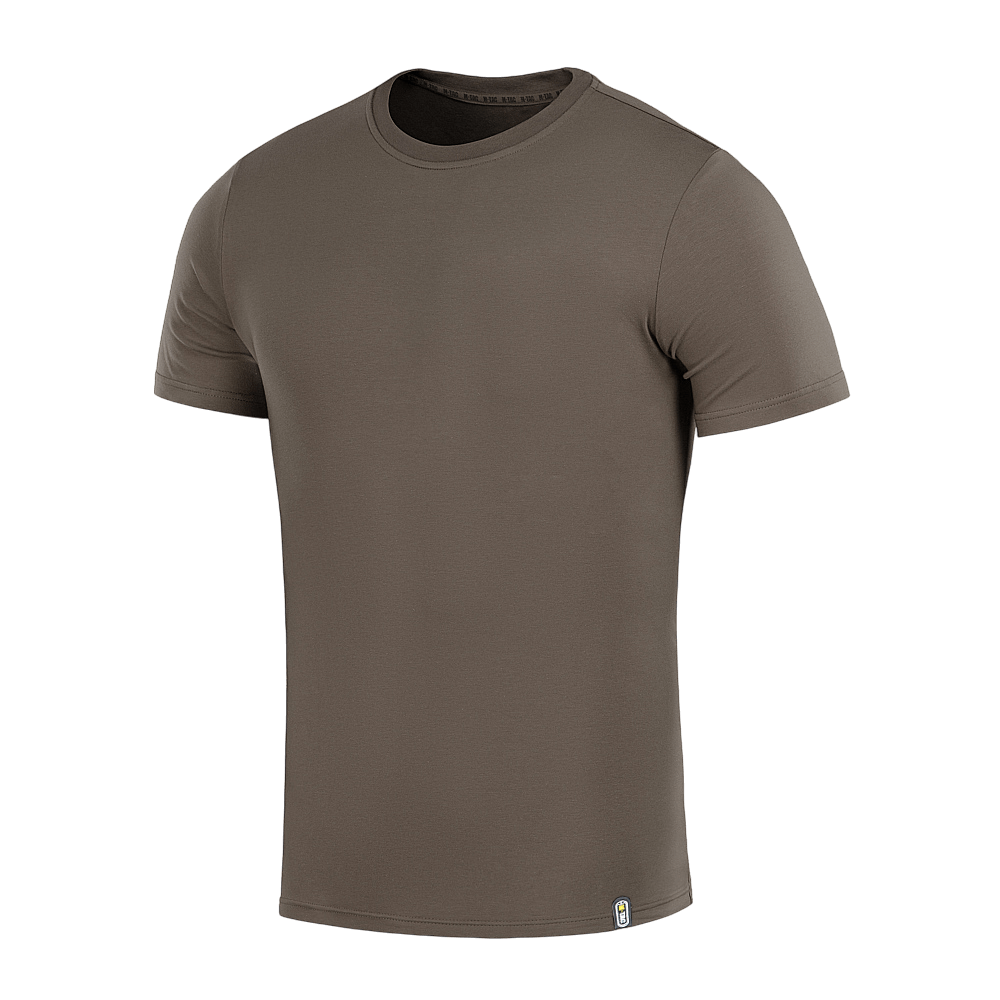 M-Tac T-shirt 93/7 Summer ruskea, puuvilla-elastaaniseos, kevyt ja hengittävä, monikäyttöinen lisä vaatekaappiin.