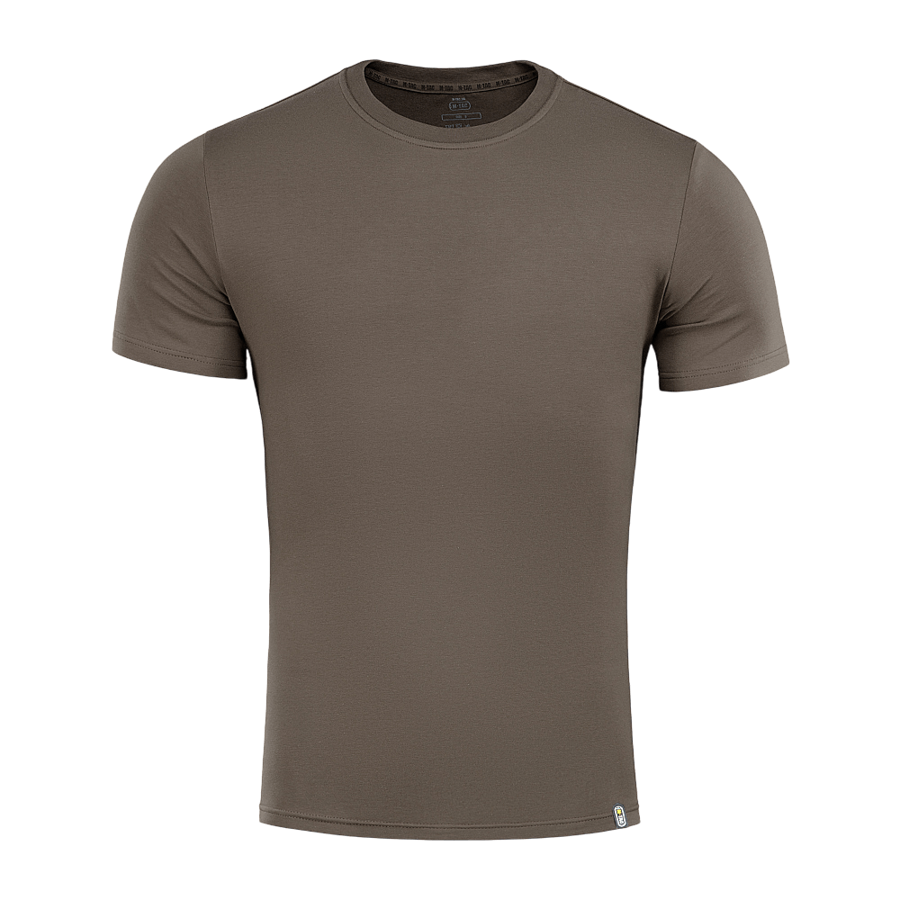 M-Tac T-shirt 93/7 Summer vaaleanruskea, arkeen ja lämpimiin kesäpäiviin sopiva, 93% puuvillaa ja 7% elastaania.