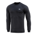Musta M-Tac Sweatshirt Cotton Hard 100% puuvillaa, heijastava logo rinnassa, lämmin ja mukava resoreilla. Sopii arkeen.