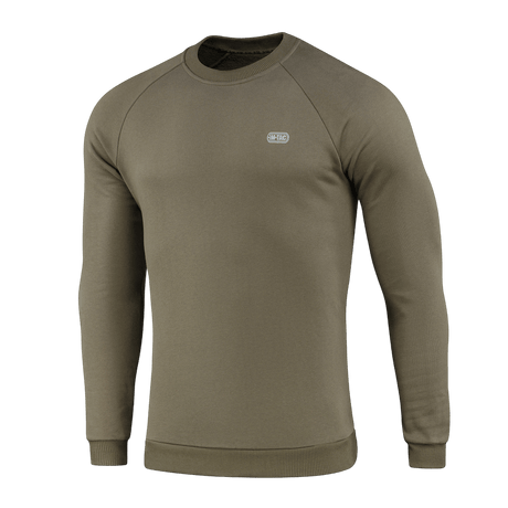 M-Tac Sweatshirt Cotton Hard, mukava sweatshirt, 100 % puuvillaa, lämmöneristävä, resorit, heijastava logo, oliivinvihreä.