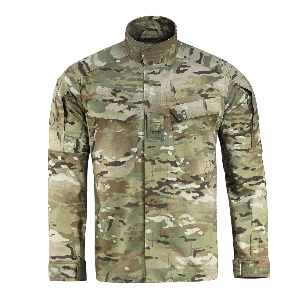 M-Tac Jakke Sturm NYCO Extreme Multicam-kuosissa, kestävä ja kevyt sotilastakki, nylonia ja puuvillaa.