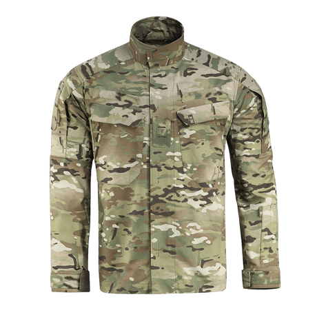 M-Tac Jakke Sturm NYCO Extreme Multicam-kuosissa, kestävä ja kevyt sotilastakki, nylonia ja puuvillaa.