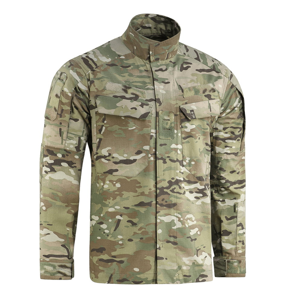 M-Tac Jakke Sturm NYCO Extreme Multicam, kestävä sotilastakki YKK-vetoketjuilla ja kevyestä, repäisykestävästä NYCO-kankaasta.