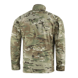 M-Tac Jakke Sturm NYCO Extreme, Multicam-kuvioitu sotilastakki nähtynä takaa.
