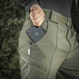 M-Tac Bukser Soft Shell Vinter, fleece ja taskut, vedenhylkivä materiaali.