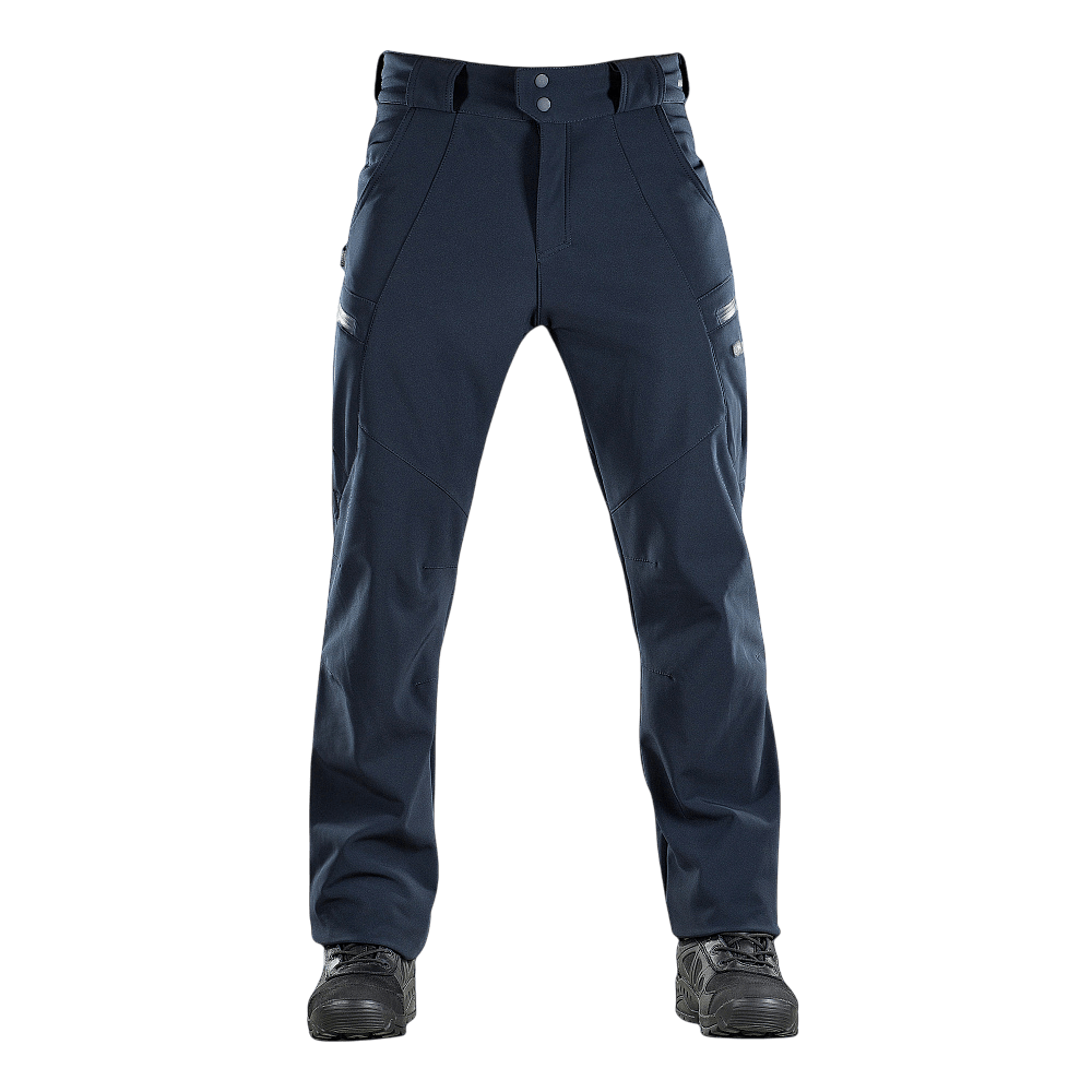 M-Tac Bukser Soft Shell Vinter housut fleece-vuorella sisäpuolella, sopivat syksylle ja talvelle, tuulen- ja vedenhylkivä materiaali.