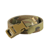 M-Tac Kompressionsrem Gen.II camokuvioisena, täydellinen varusteiden kiinnittämiseen, 25 mm leveä nylon-webbing fastex-soljella.