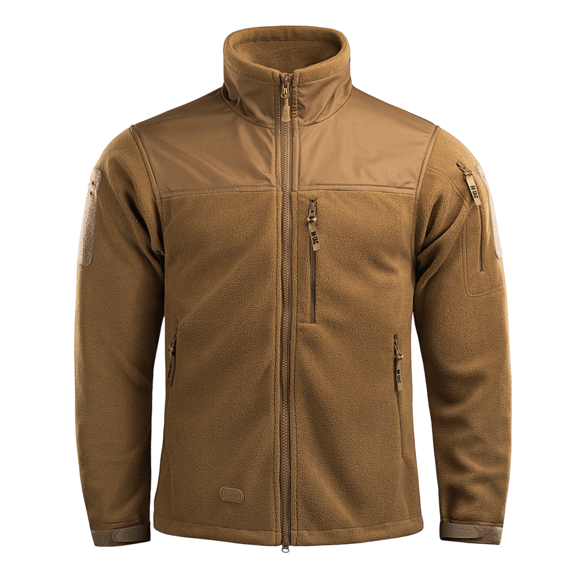 M-Tac Alpha Microfleece takki Gen.II, edistynyt fleece-takki taktiseen ja ulkoilmakäyttöön, kestävä ja lämmin kylmällä säällä.