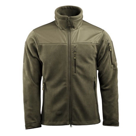 M-Tac Alpha Microfleece takki Gen.II, vahvistettu fleece-takki, ihanteellinen kylmään säähän ja taktiseen käyttöön, Oxford-nylon lisäkulutuskestävyyteen.
