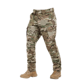 M-Tac housut Aggressor Elite NYCO multicam, kulutusta kestävä nylon-puuvillamateriaali ja NIJ-sertifiointi, galleria-asento 1 etunäkymä.