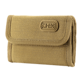 M-Tac Pung Elite Gen.II kestävä Cordura 500D:stä YKK-vetoketjuilla ja tyylikkäällä M-Tac-logolla, sopii käteiselle, korteille ja asiakirjoille.