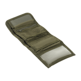 M-Tac Pung Elite Gen.II kestävästä Cordura 500D:stä, useilla lokeroilla ja YKK-vetoketjuilla, sopii seteleille ja korteille.