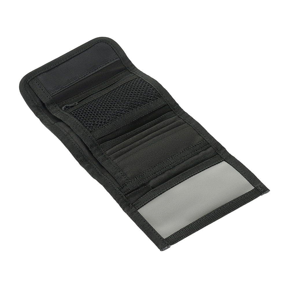 M-Tac Pung Elite Gen.II – kompakti lompakko, lokero seteleille ja korteille sekä vetoketjullinen kolikkotasku. Valmistettu kestävästä Cordura 500D:stä.