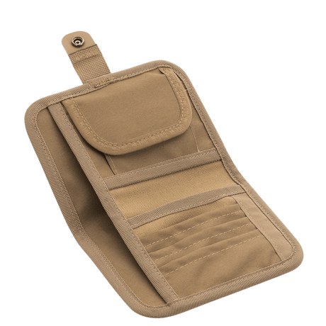 M-Tac Patch Panel Elite Large 1000D CORDURA®, kortti- ja setelipaikat sekä Velcro-suljenta, beige.