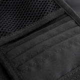 M-Tac Patch Panel Elite kestävästä CORDURA®:sta, musta malli korttitaskuilla ja Velcro-suljennalla.