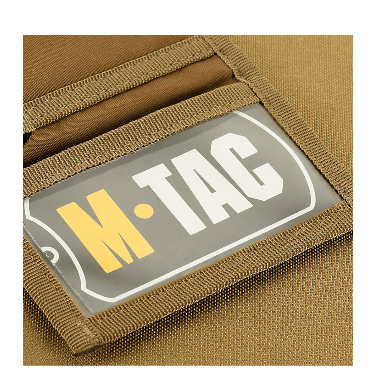 M-Tac lompakko Patch Panel Elite Gen. II, näkyvä velcro-patch etupuolella.
