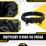 M-Tac Setti 2 kpl – Duty Belt Keepers taktiseen muotoiluun D-renkaalla, tukeva rakenne vakauteen ja turvallisuuteen, sopii 2 tuuman vyöille.