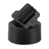 Musta M-Tac Lite Tactical Bælte Gen.II nylonvyö polyamidisolkella, suunniteltu pitkäaikaiseen käyttöön, leveys 40 mm.