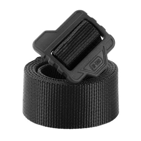 Musta M-Tac Lite Tactical Bælte Gen.II nylonvyö polyamidisolkella, suunniteltu pitkäaikaiseen käyttöön, leveys 40 mm.