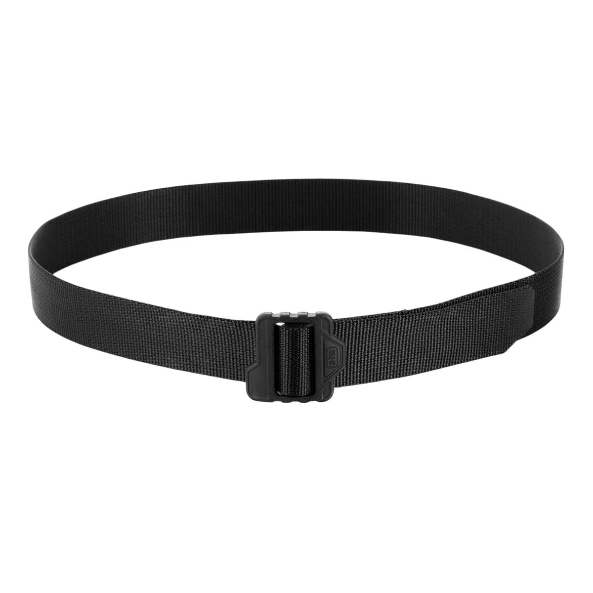 Musta M-Tac Lite Tactical Bælte Gen.II nylonvyö polyamidisolkella, sopii päivittäiskäyttöön, vetolujuus 160 kg, leveys 40 mm.
