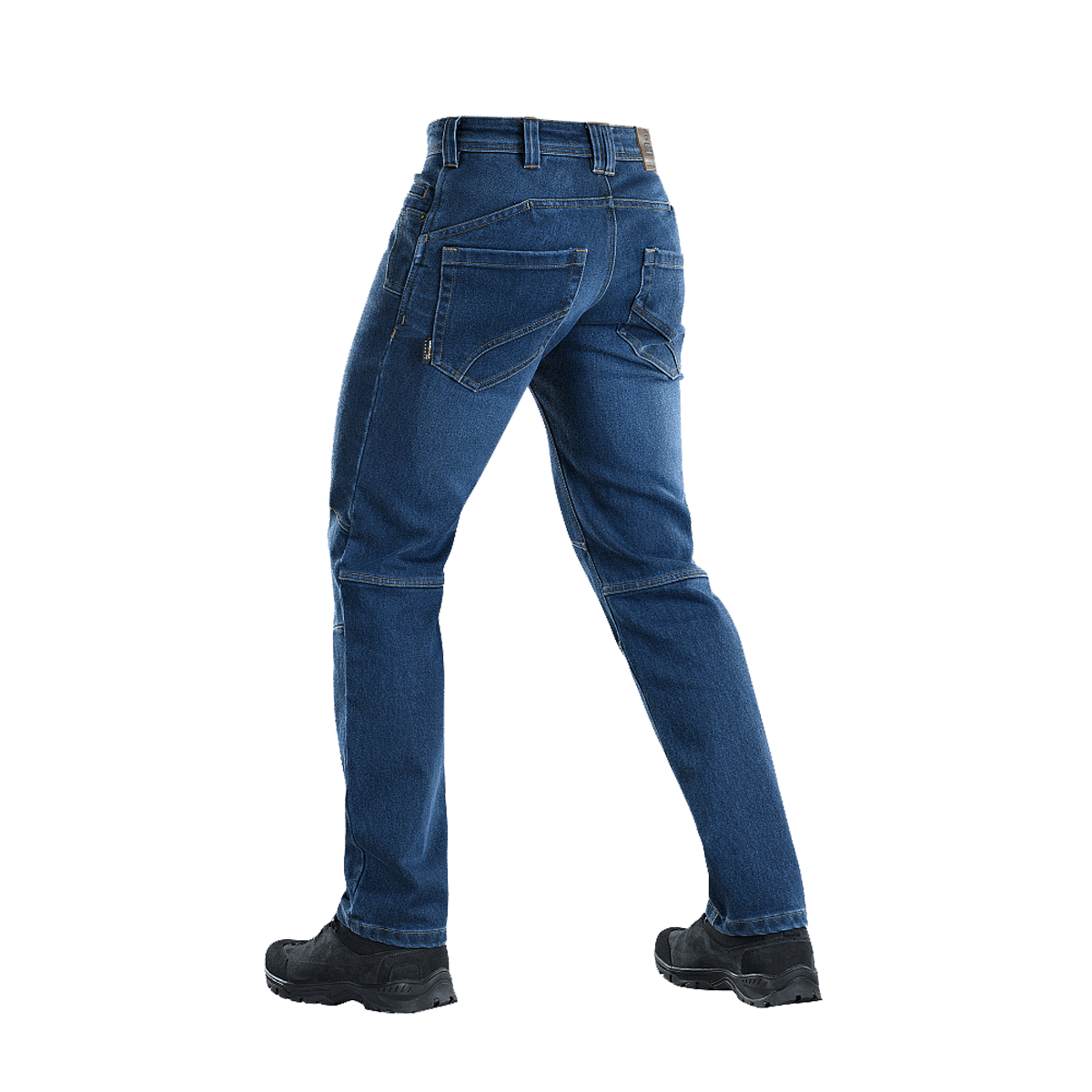 M-Tac Jeans Tactical Gen. I Cordura Regular Fit, takaa kuvattu sininen denim.