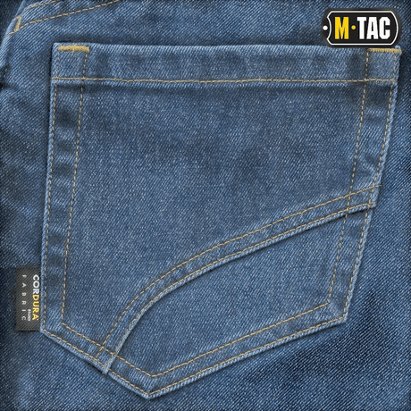 M-Tac Jeans Tactical Gen. I Cordura Regular Fit kestävässä Cordura-denimissä, vahvistetut taskut. Mukavat ja tyylikkäät arkeen.