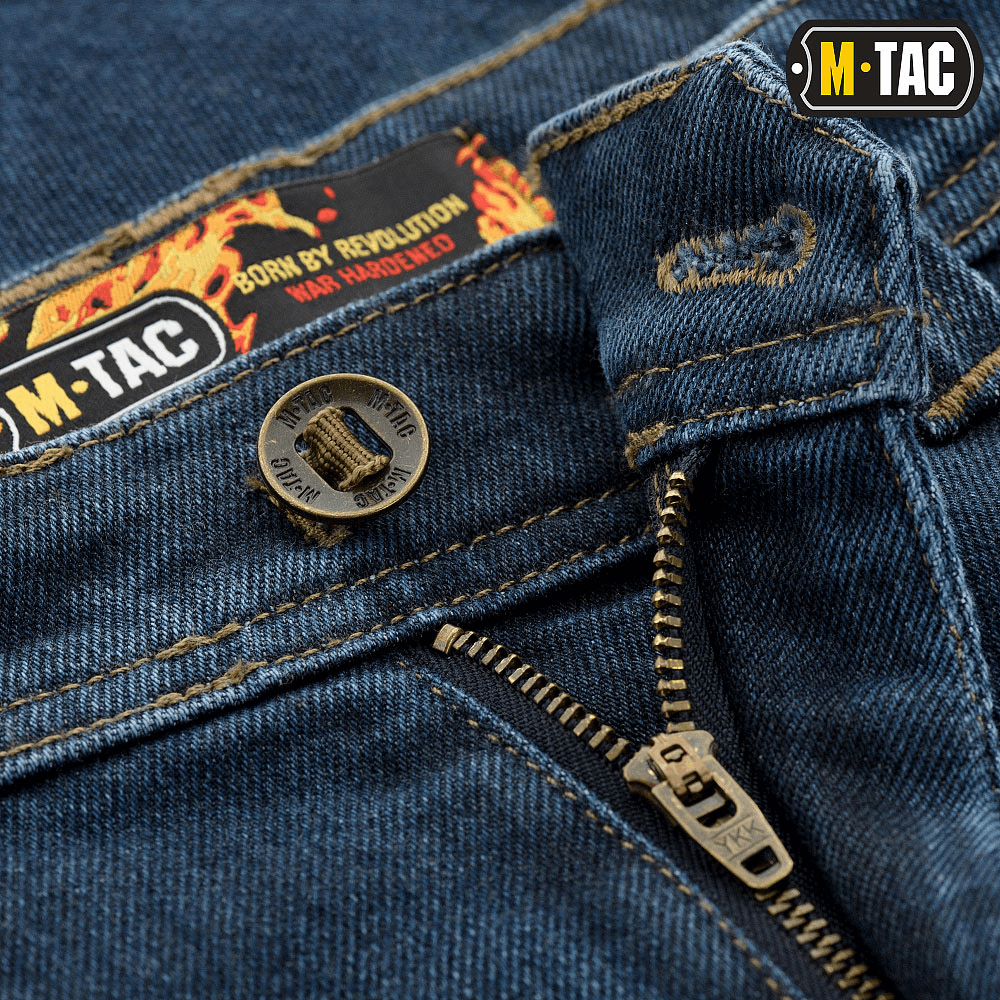 M-Tac Jeans Tactical Gen. I Cordura Regular Fit, tukeva vetoketju ja kestävät saumat, ihanteellinen arkeen ja ulkoiluun.