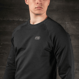 M-Tac Raglan Athlete -college, väri musta, minimalistinen muotoilu, raglanhihat, mukava istuvuus, sopii urheiluun ja arkeen.