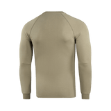 M-Tac Raglan Athlete takaa nähtynä, väri coyote, minimalistinen college raglanhihoilla, liikkuvuutta ja arkista mukavuutta.