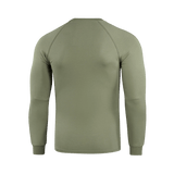 M-Tac Raglan Athlete -oliivinvihreä, minimalistinen college raglanhihoilla, optimaalinen liikkuvuus urheiluun ja arkeen.