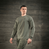 M-Tac Raglan Athlete -college raglanhihoilla, monikäyttöinen ja minimalistinen muotoilu, sopii urheiluun ja arkeen, väri oliivinvihreä.