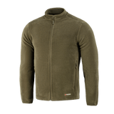 M-Tac Nord Polartec -fleecetakki oliivinvihreänä, valmistettu premium Polartec® 200 Series -fleecestä, suunniteltu lämpöön ja mukavuuteen.