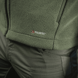 M-Tac Nord Polartec -fleecetakki esitelty premium Polartec® 200 Series -fleecellä, vihreä väri, painotus lämmöstä ja toimivuudesta.