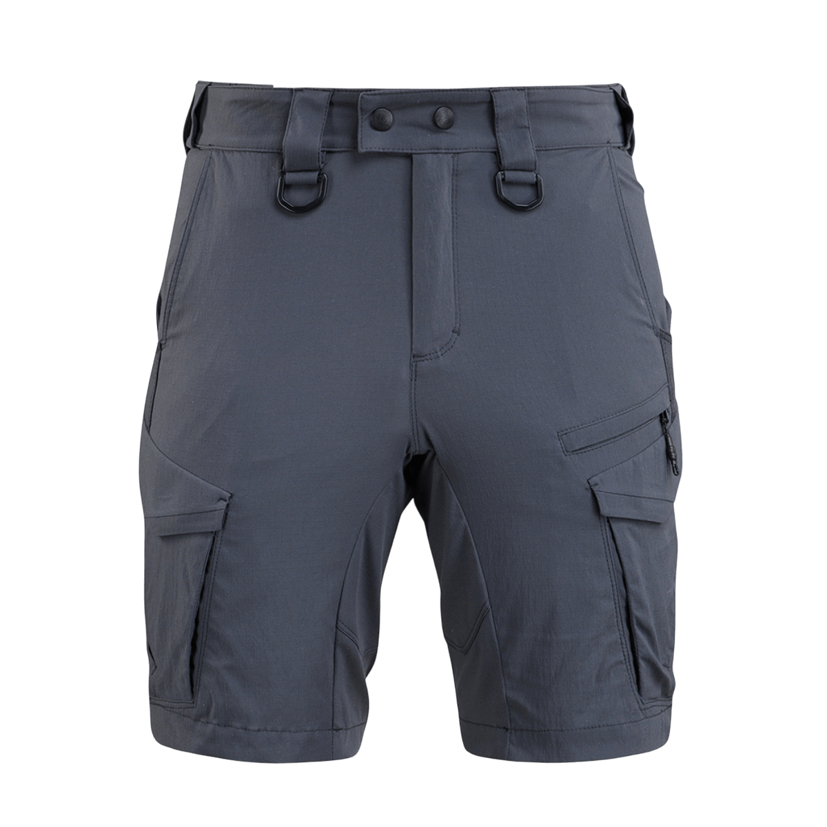 M-Tac Aggressor Summer Flex Shorts, kevyet taktiset shortsit Flex Rip-Stop -kankaasta, joustava vyötärö, 7 taskua ja D-renkaat varusteille.