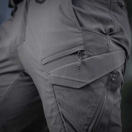 M-Tac Aggressor Summer Flex Shorts, Rip-Stop -kangas ja käytännölliset taskut.