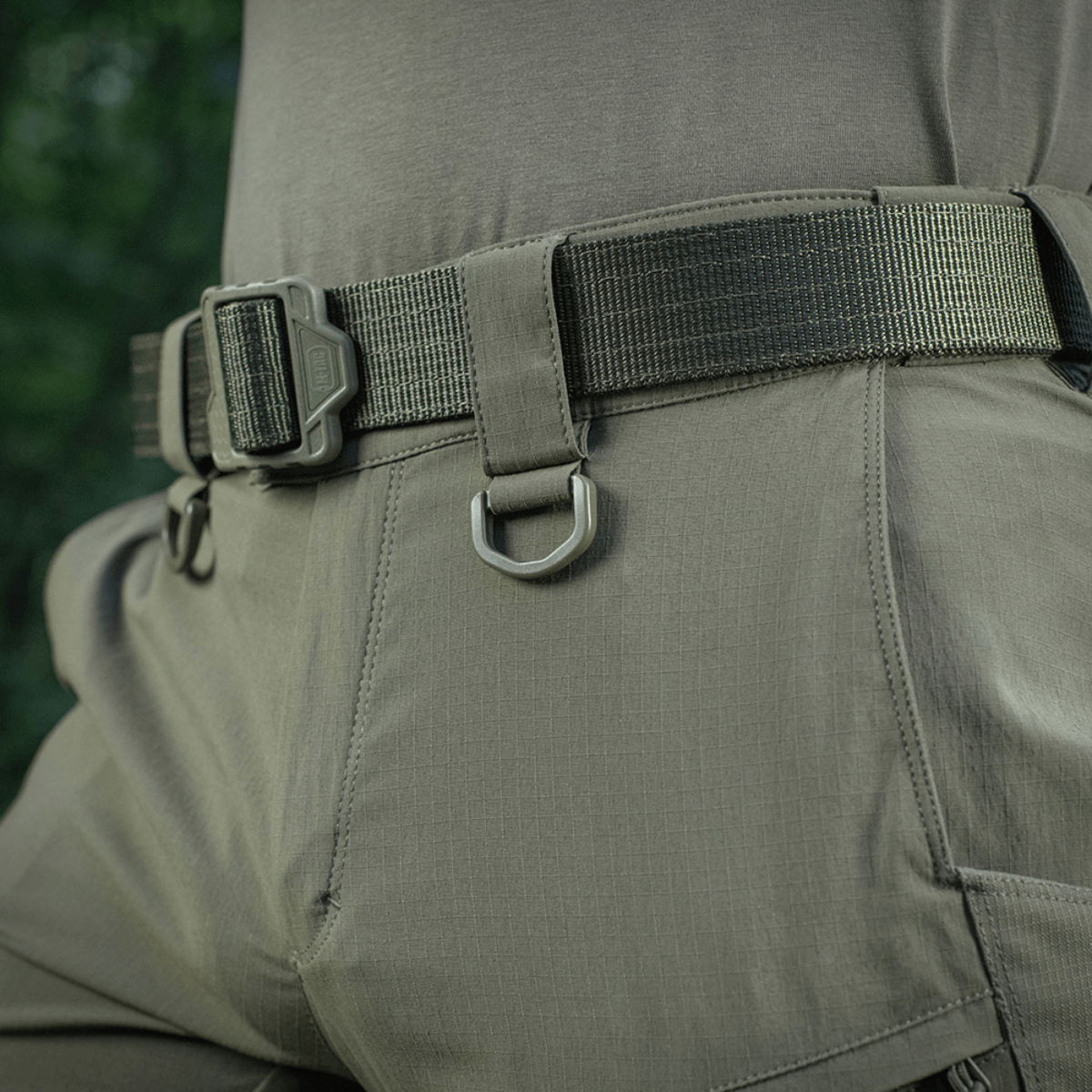 M-Tac Aggressor Summer Flex Shorts, elastinen vyötärö ja D-ring, Flex Rip-Stop -kangas, täydellinen ulkoiluun kuten harjoitteluun ja ampumaharjoituksiin.
