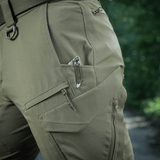 M-Tac Aggressor Summer Flex Shorts, kevyt Flex Rip-Stop -kangas, käytännölliset taskut ja D-rengas, ulkoiluun.
