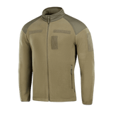M-Tac Combat Fleece -takki oliivinvihreä, Himates-fleece ja vahvistetut hartiat, galleria-asento 1, suunniteltu taktiseen kehon suojaan.