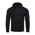 Musta M-Tac Sprint Fleece Sweatshirt Polartec huppari, suunniteltu mukavuuteen ja kestävyyteen.