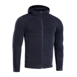 M-Tac Sprint Fleece Sweatshirt Polartec mustana, toiminnallinen huppari vetoketjulla, valmistettu kestävästä ja lämpimästä Polartec® 200 Series -fleecestä.