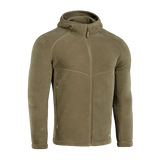 M-Tac Sprint Fleece Sweatshirt Polartec oliivina, tyylikäs ja toiminnallinen huppari mukavuuteen ja lämpöön, valmistettu kestävästä Polartec 200 -fleecestä.