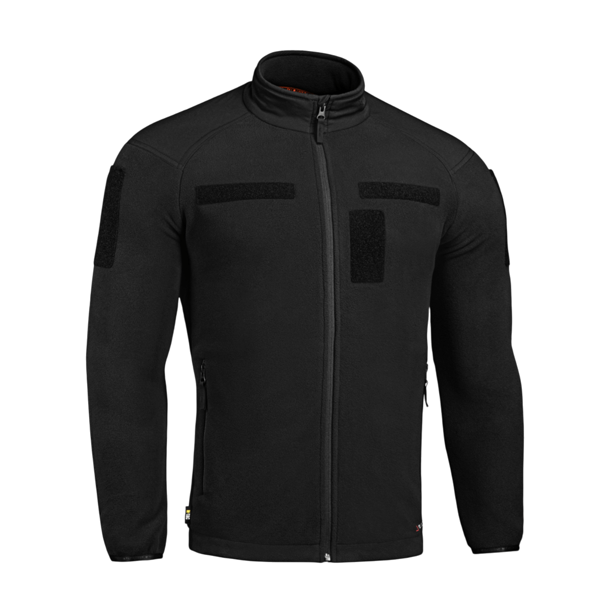 M-Tac Combat Fleece Polartec -takki taktiseen ja arkikäyttöön, 200 g/m² Polartec fleece, tuulta- ja joustava rakenne, mustat Velcro-paneelit.