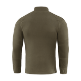 M-Tac Combat Fleece Polartec -takki takaa kuvattuna, edistynyt muotoilu, valmistettu Polartec® fleecestä, sopii taktiseen käyttöön.