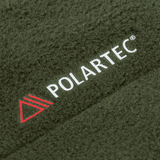 M-Tac Combat Fleece Polartec -takki vihreässä Polartec®-kankaassa, logo näkyvissä.