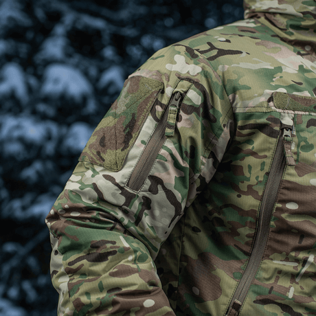M-Tac Alpha Gen.IV Pro Primaloft -talvitakki alkuperäisessä Multicam-designissa.